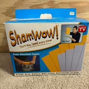 New in Box Shamwow Towels Y2K As Seen On Tv